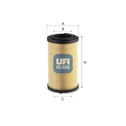 Filtru sistem hidraulic primar UFI 76.221.00