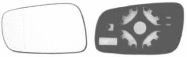 Sticla oglinda, oglinda retrovizoare exterioara Van Wezel 76