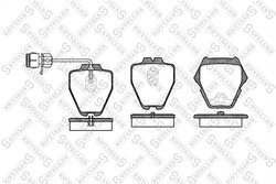 Set placute frana Stellox 763 012B-SX