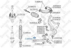 Bucsa suspensie Stellox 77-00003-SX