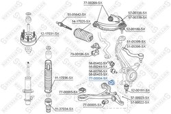 Bucsa suspensie Stellox 77-00004-SX