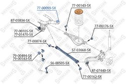 Bucsa suspensie Stellox 77-00099-SX