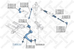 BUCSA SUSPENSIE STELLOX 77-00167-SX - Compatibil cu CITROEN