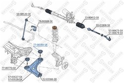Bucsa suspensie Stellox 77-00183-SX
