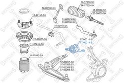 BUCSA SUSPENSIE STELLOX 77-00219-SX - Compatibil cu HONDA