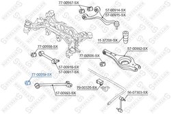 BUCSA SUSPENSIE STELLOX 77-00559-SX - Compatibil cu HYUNDAI, KIA