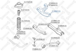 BUCSA SUSPENSIE STELLOX 77-00647-SX - Compatibil cu INFINITI, MITSUBISHI, VOLVO