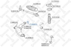 BUCSA SUSPENSIE STELLOX 77-00650-SX - Compatibil cu MITSUBISHI