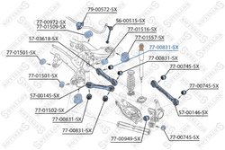 Bucsa suspensie Stellox 77-00831-SX