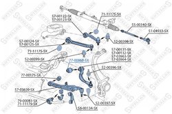 BUCSA SUSPENSIE STELLOX 77-00868-SX - Compatibil cu AUDI, SEAT