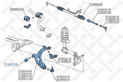 Bucsa suspensie Stellox 77-00877-SX