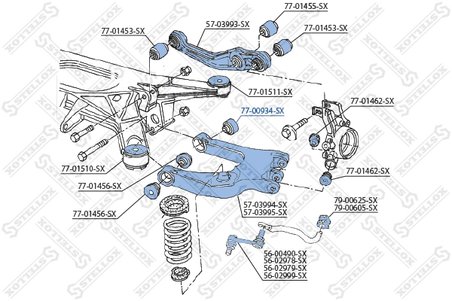 Bucsa suspensie Stellox 77-00934-SX