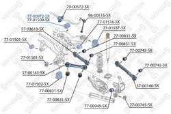 Bucsa suspensie Stellox 77-00972-SX