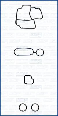 SET GARNITURI RADIATOR ULEI AJUSA 77008100 - Compatibil cu AUDI, CITROEN, SEAT, SKODA, VW