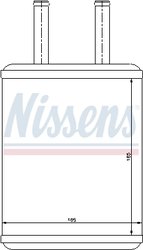 Schimbator caldura incalzire habitaclu Nissens 77503