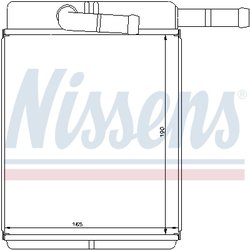 Schimbator caldura incalzire habitaclu Nissens 77522