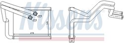 SCHIMBATOR CALDURA INCALZIRE HABITACLU NISSENS 77633 - Compatibil cu HYUNDAI, KIA
