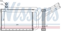 SCHIMBATOR CALDURA INCALZIRE HABITACLU NISSENS 77636 - Compatibil cu HYUNDAI