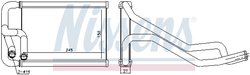 Schimbator caldura incalzire habitaclu Nissens 77656