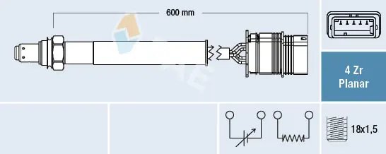 SONDA LAMBDA FAE 77759 - Compatibil cu BMW
