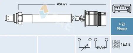 SONDA LAMBDA FAE 77759 - Compatibil cu BMW