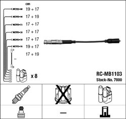 Fise bujii NGK 7800