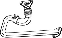 RACORD EVACUARE BOSAL 785-039 - Compatibil cu TOYOTA
