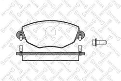 Set placute frana Stellox 787 000B-SX