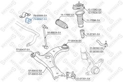 BUCSA BARA STABILIZATOARE STELLOX 79-00007-SX - Compatibil cu TOYOTA
