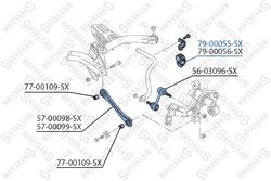 Bucsa bara stabilizatoare Stellox 79-00055-SX