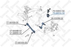 Bucsa bara stabilizatoare Stellox 79-00056-SX