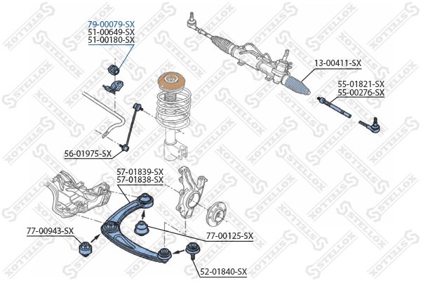 Bucsa bara stabilizatoare Stellox 79-00079-SX