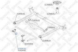 BUCSA BARA STABILIZATOARE STELLOX 79-00245-SX - Compatibil cu NISSAN