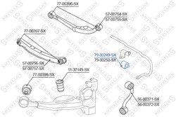 BUCSA BARA STABILIZATOARE STELLOX 79-00249-SX - Compatibil cu NISSAN, RENAULT