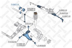 Bucsa bara stabilizatoare Stellox 79-00411-SX