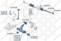 Bucsa bara stabilizatoare Stellox 79-00635-SX