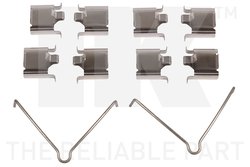 Set accesorii placute frana NK 7932166