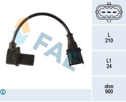 SENZOR IMPULSURI ARBORE COTIT FAE 79481 - Compatibil cu HEULIEZ, IRISBUS, IVECO, VW