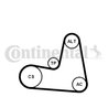 SET CUREA TRANSMISIE CU CANELURI CONTINENTAL 7PK1125K1 - Compatibil cu RENAULT