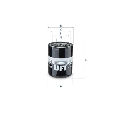 FILTRU SISTEM HIDRAULIC PRIMAR UFI 80.139.00 - Piesa auto compatibila cu mai multe marci