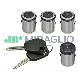 Set cilindru inchidere Miraglio 80/1221