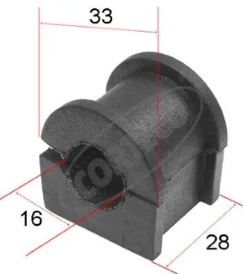 BUCSA BARA STABILIZATOARE CORTECO 80000451 - Compatibil cu FORD