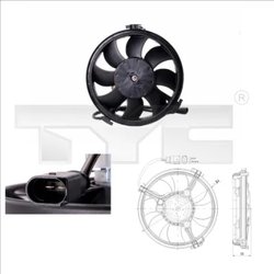 Ventilator radiator racire TYC 802-0002