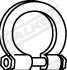 COLIER ESAPAMENT WALKER 80514 - Compatibil cu AUDI, BMW, FORD, MERCEDES-BENZ, PEUGEOT, VW