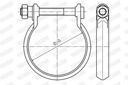 Colier esapament Walker 80910
