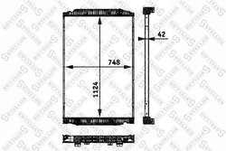 RADIATOR RACIRE MOTOR STELLOX 81-03302-SX - Compatibil cu IVECO