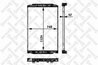 Radiator racire motor Stellox 81-03302-SX