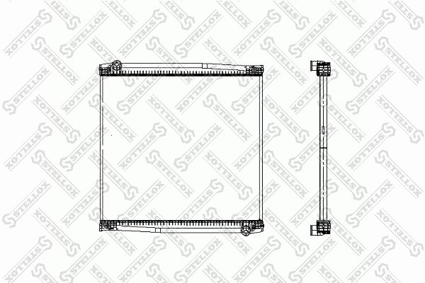 Radiator racire motor Stellox 81-03314-SX