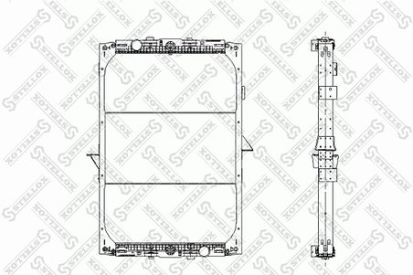 Radiator racire motor Stellox 81-03317-SX