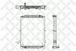 RADIATOR RACIRE MOTOR STELLOX 81-03319-SX - Compatibil cu IVECO